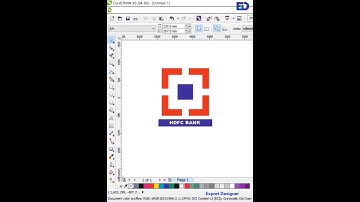 HDFC Bank Logo #coreldraw #shorts #yt_shorts #coreldrawtutorial #video.