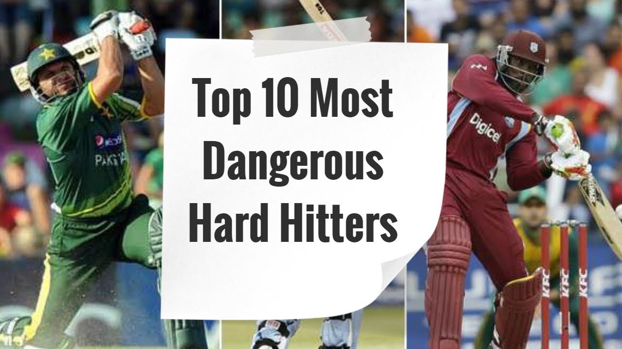 Top 10 Most Dangerous Hard Hitters In Cricket History YouTube