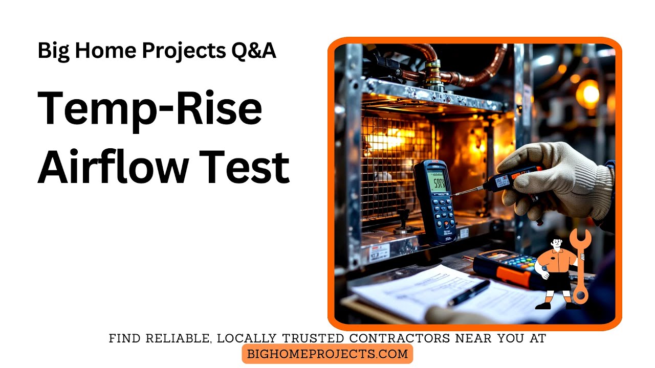 Temp-Rise CFM Check: Single-Tap Airflow Test - YouTube