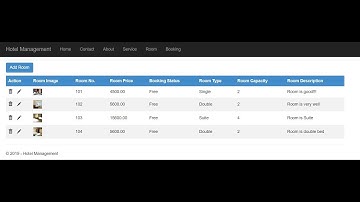 Hotel Management System ASP.NET MVC 5 & Sql Server - Part 3