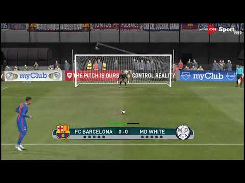 ضربات جزاء بين برشلونه وريال مدريد شاهد الروعه والتالق