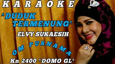 ☆DUDUK TERMENUNG~Elvy sukaesih~Karaoke~Cover Kn 2400//