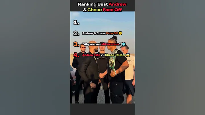 🔥 Andrew Tate vs Chase DeMoor FACE OFF 😳🥊#shorts