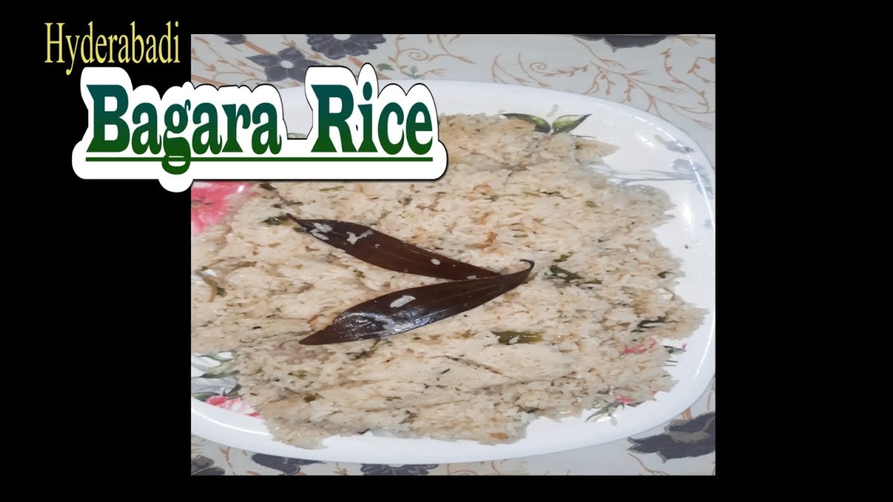 Hyderabadi Bagara Rice |Hyderabadi Bagara Khana | Easy Quick Recipe ...