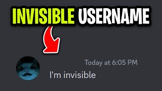 How To Set An Invisible Username On Discord - 2025 Method