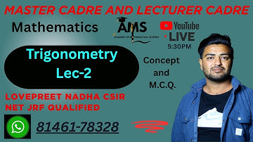 Trigonometry 2  master cadre ,Lecturer cadre Math | lecturer cadre math