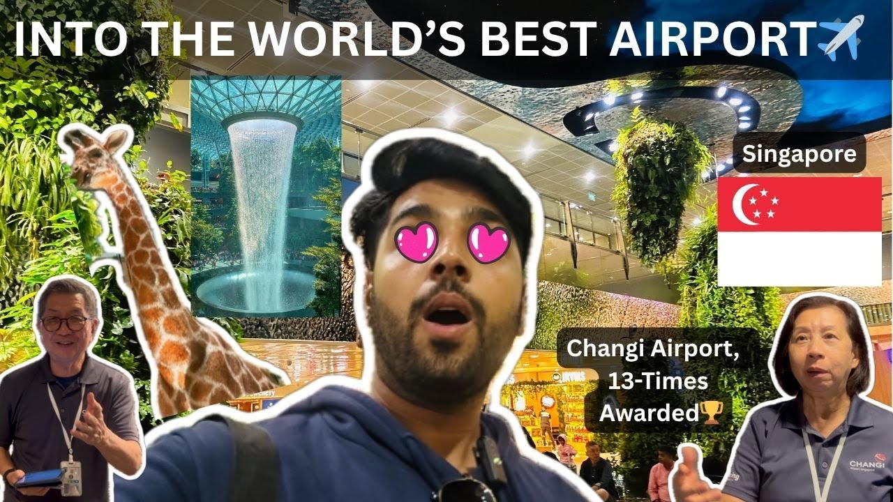 Exploring Changi Airport  | 13-Time Awarded World’s Best! | My First International Vlog✈️