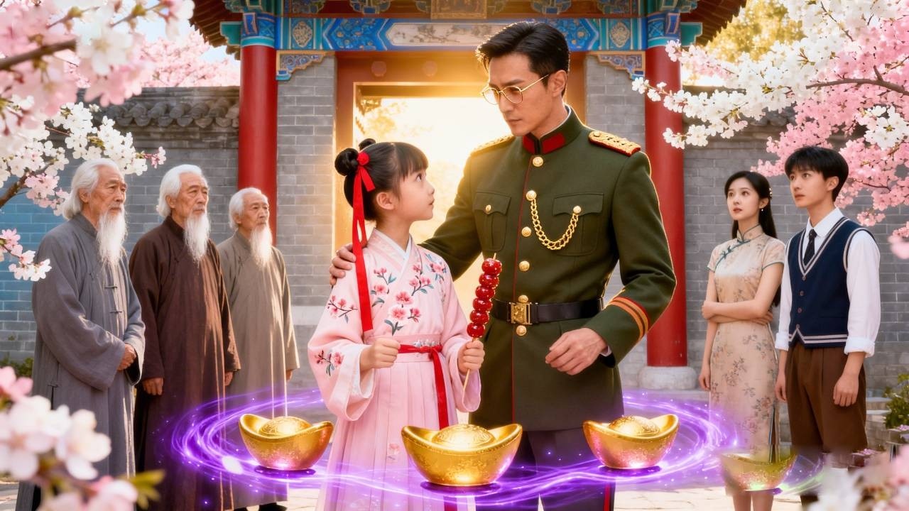 ¡Ha aparecido un pez koi bebé de la suerte! Un general lo saludó: ¡trajo buena fortuna a la mansión!