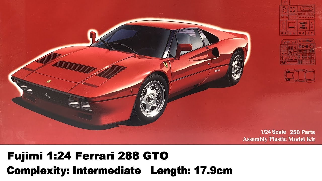 Fujimi 1 24 Ferrari 288 Gto Kit Review Youtube