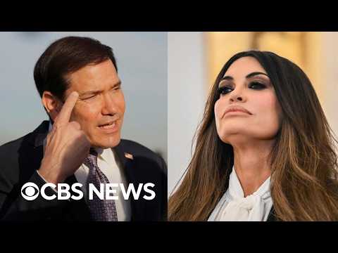 Marco Rubio reacts to questions about Kimberly Guilfoyle allegations