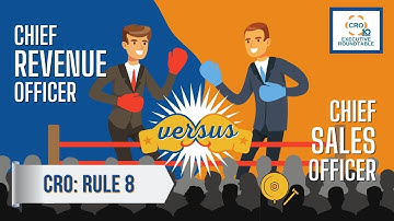 CRO Rule 8 - Chief Revenue Officer versus Chief Sales Officer