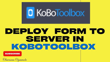 Deploy Form to Server in Kobotoolbox