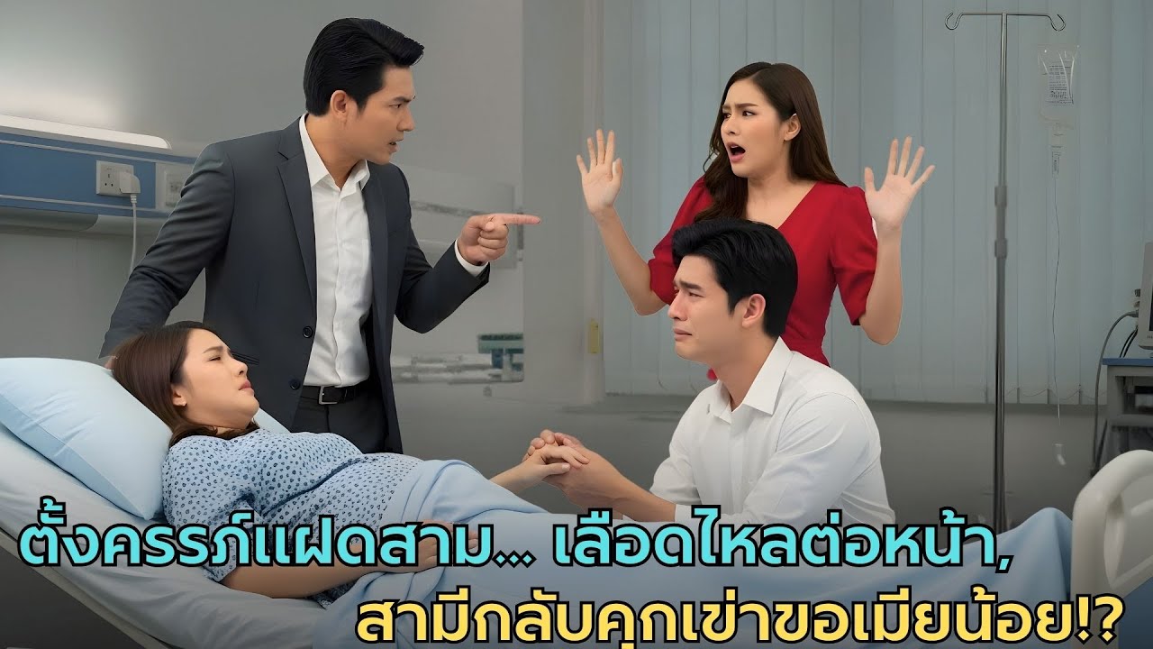 ตั้งท้องแฝดสาม เลือดไหลต่อหน้า… แต่เขากลับคุกเข่าขอชู้ จนมหาเศรษฐีพูดว่า ‘เธอคือภรรยาของฉัน!