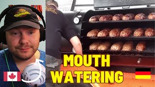 Canadian Reacts to Mouth Watering German Street Food