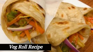 Veg Roll | Veg Roll Recipe in Tamil | Veg Frankie Recipe | Veg Kathi Roll