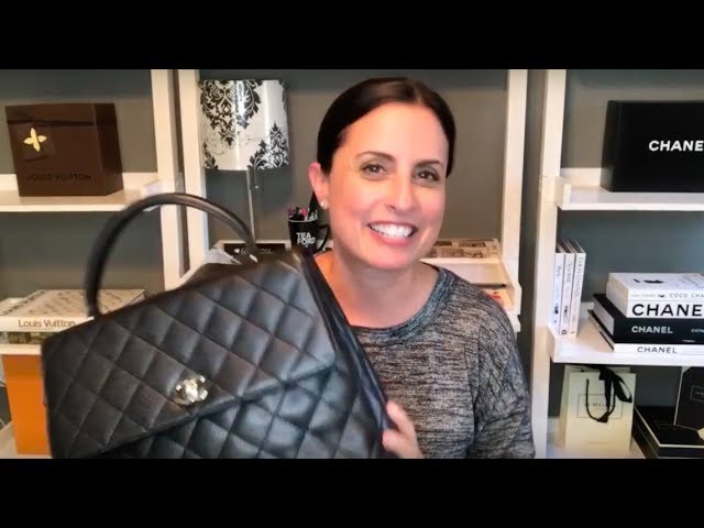 Chanel Medium Kelly Vintage Pure Caviar Leather Gold Hardware Unboxing +  Modshots + WIMB 