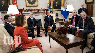 Trump meets with Pelosi, Schumer