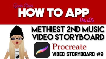 MEtheist 2nd Music Video Storyboard using Procreate on iOS - How To App on iOS! - EP 120 S3