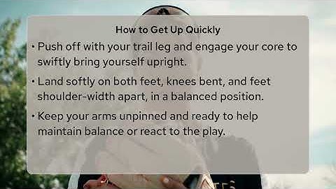 How To Get Into Ready Position After A Softball Slide?