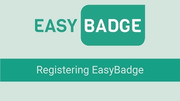 Registering EasyBadge