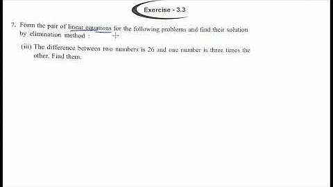 The difference between two numbers is 26 and one number is three times the other. Find them.