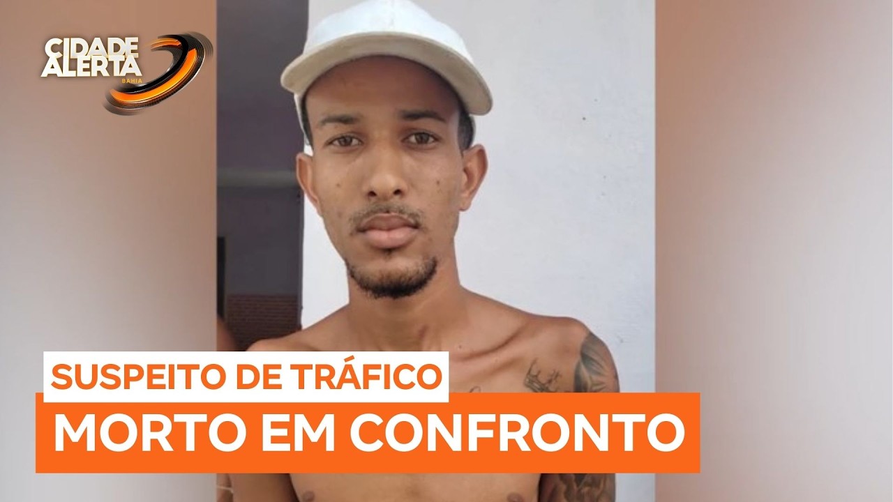 Suspeito de tráfico morre em confronto com a polícia em Santa Bárbara (BA)