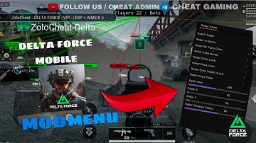 Delta Force Mobile Android Hack-Aimbot, ESP & Bullet Track Gameplay(2025)