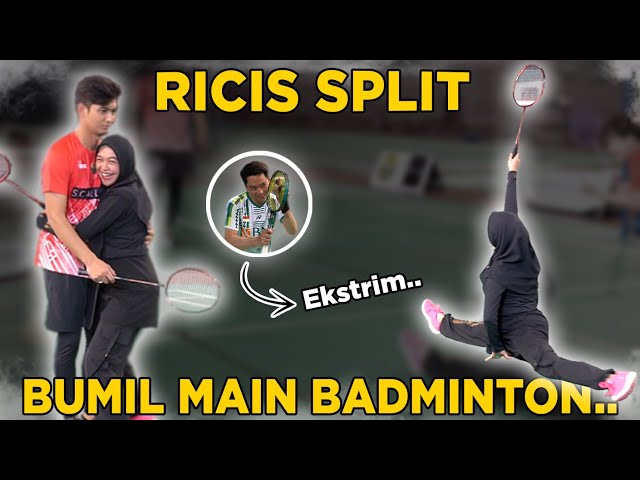 DETIK-DETIK RICIS SPLIT WAKTU TANDING BADMINTON.. Ekstrim Banget..!! class=