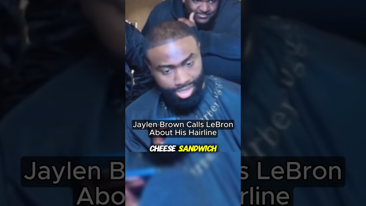 Джейлен Браун позвонил Леброну по поводу его лечения линии роста волос в Турции 😭