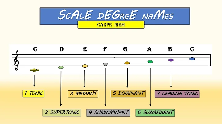 scale degree and names