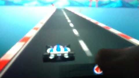 Playing Pole Position: Remix on IPhone.