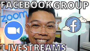 Live Streaming In Facebook Groups NEW UPDATE with Zoom