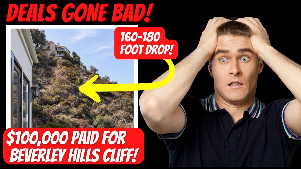 100,000 Paid for Beverly Hills Cliff! Deals Gone Bad Unbuildable Lot