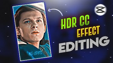HDR CC Video Editing Kaise Kare | Sharpen Effect Video Editing | Video Mein Hdr Effect Kaise Kare