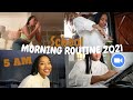 5 AM ONLINE SCHOOL MORNING ROUTINE 2021| bible study, working out, matcha, etc