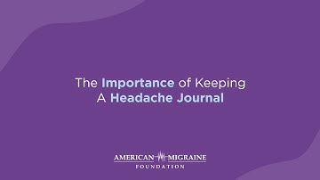 The Importance of Keeping a Headache Journal