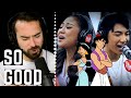 Morissette and Darren A Whole New World - Vocal Coach Reacts