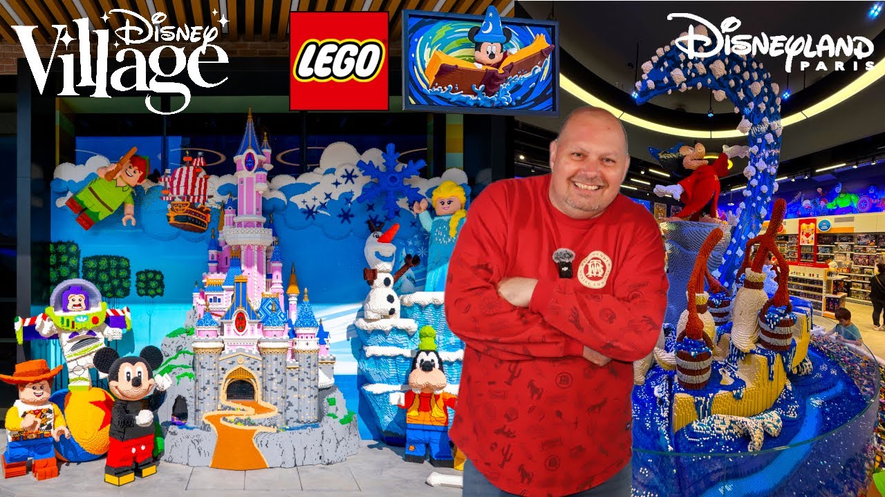DECOUVERTE DE LA BOUTIQUE LEGO A DISNEYLAND PARIS