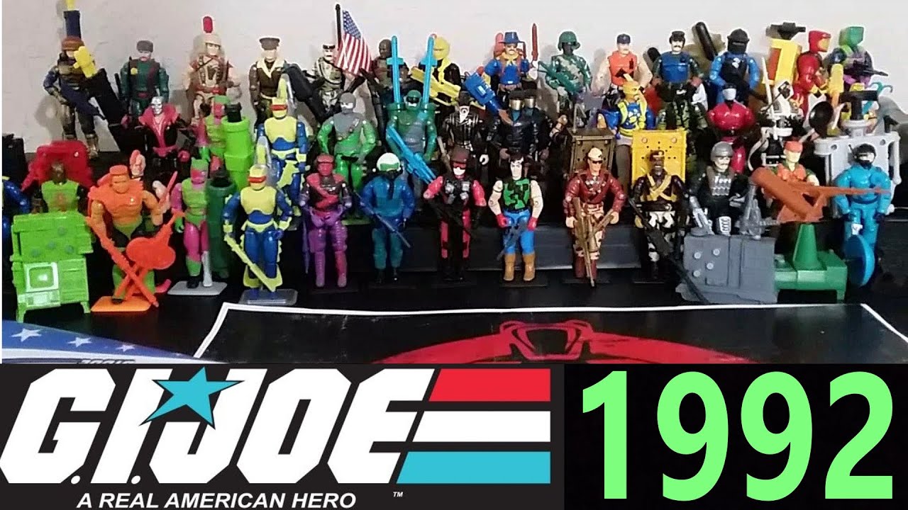 RETRO-WED: GI JOE 1992 ENTIRE TOY LINE OF FIGURES, VEHICLES AND
