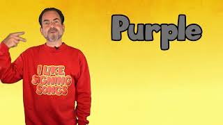 Sign PURPLE | ASL for PURPLE | PURPLE in Sign Language | Sign Language for PURPLE
