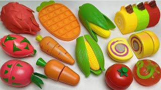 Satisfying Video ASMR | Squishy and Pop It ASMR | Cutting Fruits and Vegetables for Relief Stress 🌽🍅