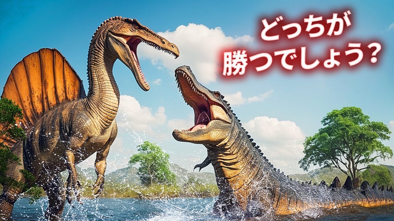 水を支配するのはスピノサウルスか、プルサウルスか? YouTube