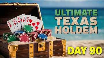 BIG Wins on Day 90 of Ultimate Texas Holdem Playing for the Royal Flush!