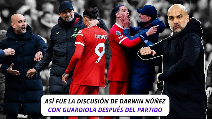 😱​ ASÍ FUE la TREMENDA BRONCA de DARWIN NUÑEZ con GUARDIOLA