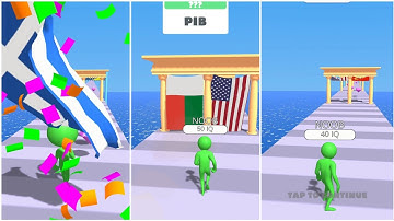 Trivia Flag Runner - Gameplay Android iOS