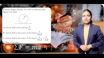 If linear charge density of a wire as shown in the figure is lambda ,then