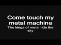 Metal Machine (lyrics) HD