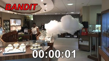 Fog Bandit activation test - Luxury Jewellers - security fog not security smoke!