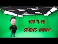 100 tl ye stüdyo ışıklandırması ve yapılmasının anlatımı