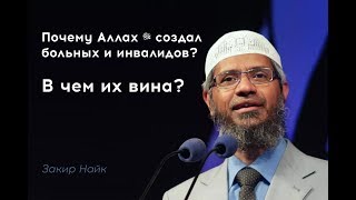 Почему Аллах ﷻ создал больных и инвалидов? В чем их вина? Закир Найк Почему Аллах ﷻ создал больных и инвалидов? В чем их вина? Закир Найк